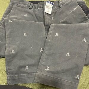 Men’s Polo Ralph Lauren gray skull jeans